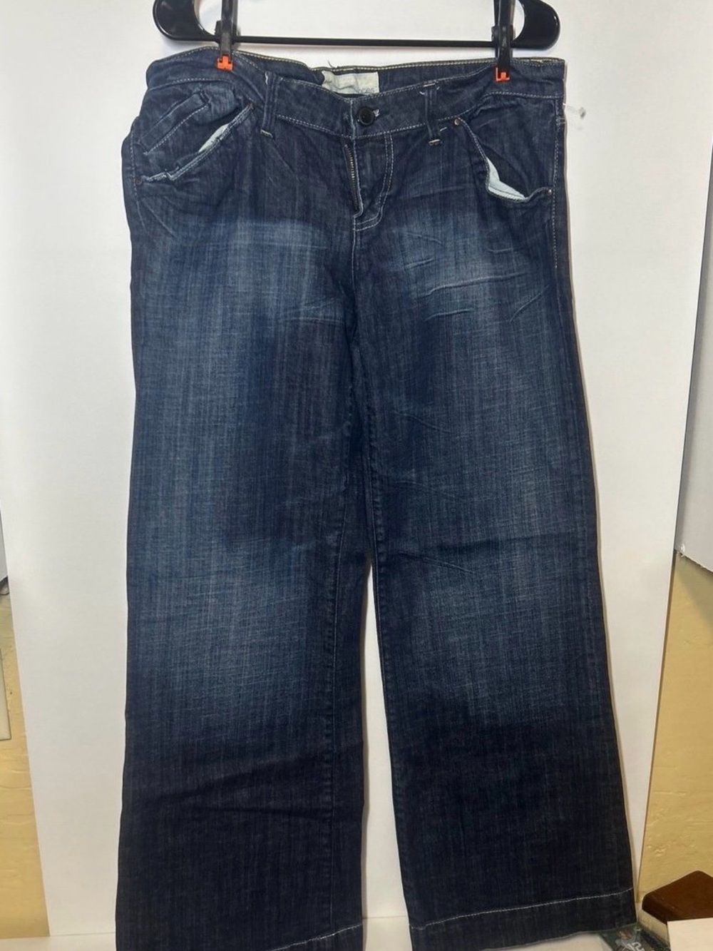 High-Rise Wide-Leg Women’s Jeans in Dark Indigo